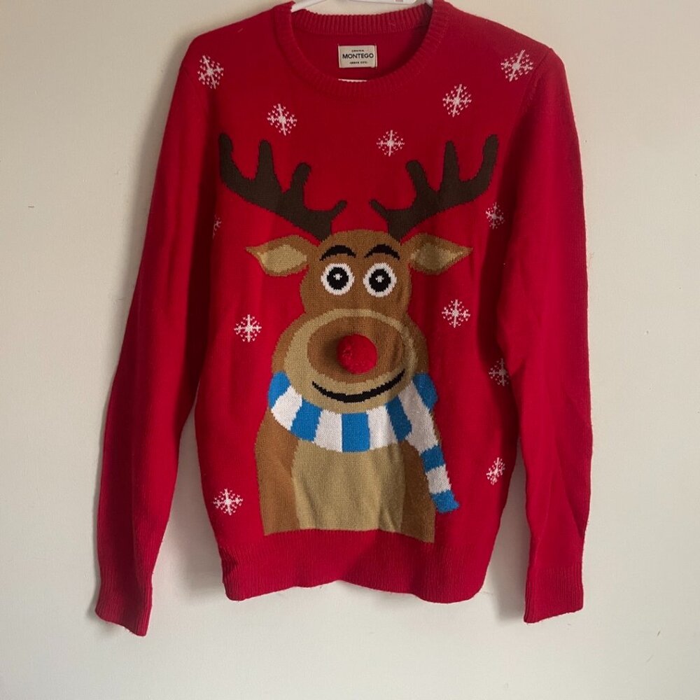 Reindeer with 3D Pom Pom Nose